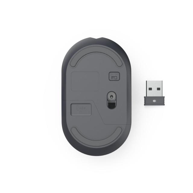 Мишка HAMA WM-150 Wireles, оптична (800-1600 dpi), 3 бутона, тиха, Черна