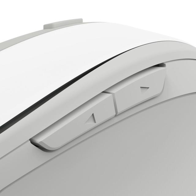 Мишка HAMA MW-400 Wireles, оптична (800-1600 dpi), ергономична, 6 бутона, тиха, Бял