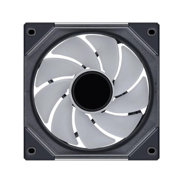 Вентилатор Lian Li Fan 120mm, UNI SL-INF 120 ARGB Reverse Blade, 120 X 122 X 25 (mm), 1x 4-PIN PWM + 3-PIN ARGB, Black