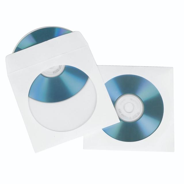 Предпазни пликове HAMA за CD/DVD дискове, опаковка 100 бр.