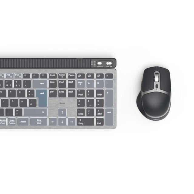 Комплект клавиатура и мишка HAMA "WKM-750", Bluetooth/Wireless