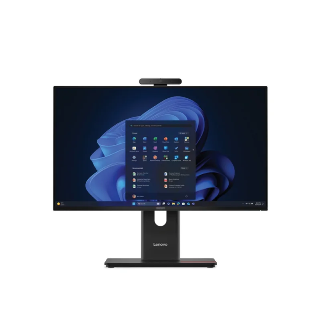 Компютър Lenovo AIO ThinkCentre M70a Gen 6, Intel Core Ultra 5 225T 10C (2.5/4.69Hz, 22MB Cache), 23.8" (60.45cm) FHD IPS Anti-Glare Display, 16GB DDR5, 512GB SSD NVMe, Free DOS