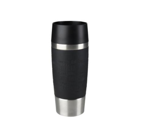Термочаша Tefal K3081114 TRAVEL MUG 0.36L black slv TEF
