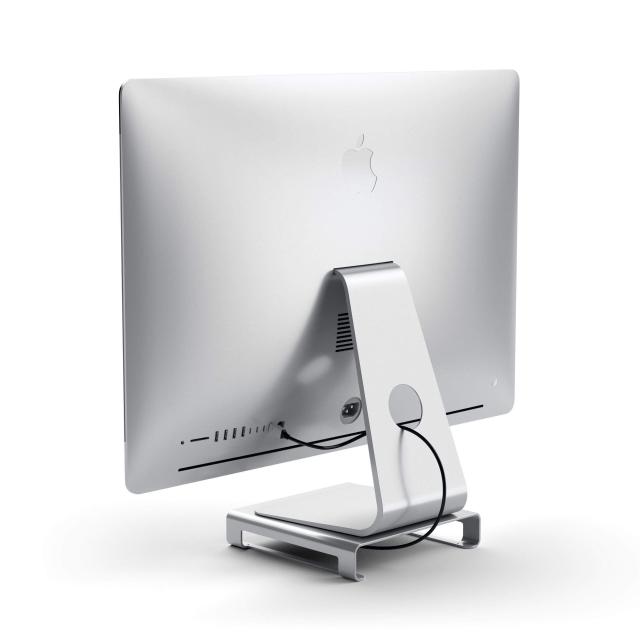 алуминиева поставка с допълнителни портове за Apple iMac - Satechi USB-C Aluminium Monitor Stand Hub for iMac