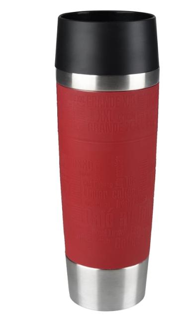 Термочаша Tefal K3084214 TRAVEL MUG GR 0.5L red slv TEF