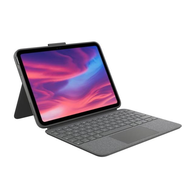 Kлавиатура с тракпад Logitech Combo Touch UK за iPad (10th gen)