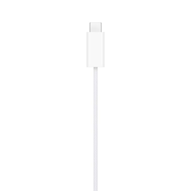 Зарядно за Apple Watch Magnetic Fast Charger, USB-C (м), бяло