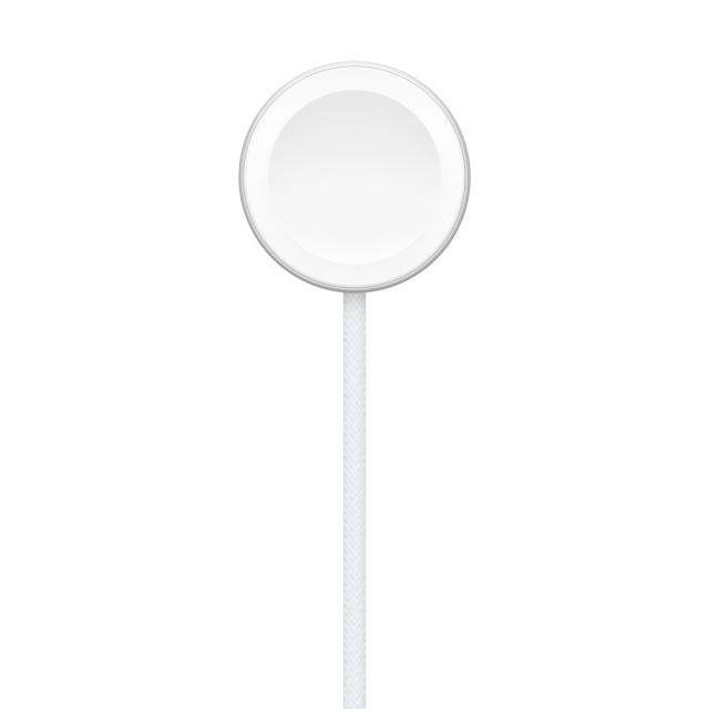 Зарядно за Apple Watch Magnetic Fast Charger, USB-C (м), бяло