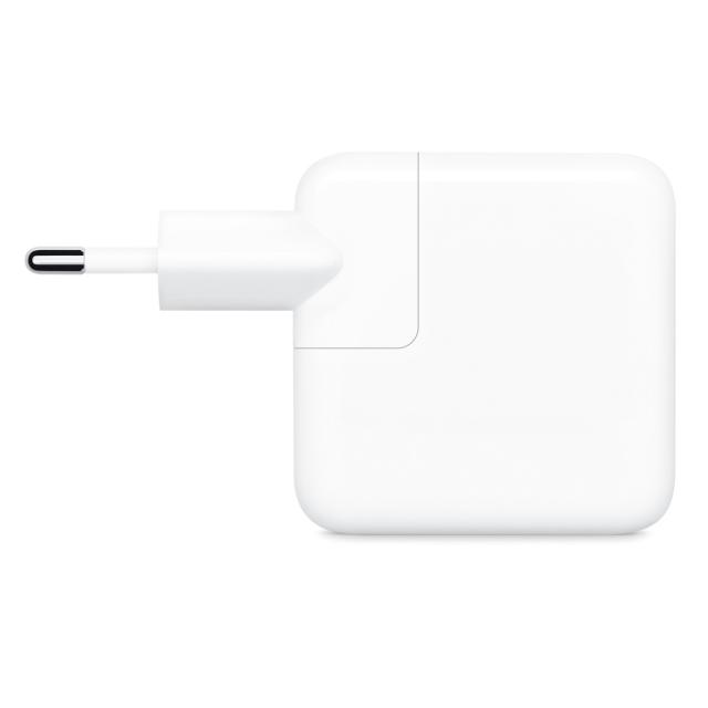 Зарядно устройство Apple Power Adapter 35W, 2x USB Type-C, White