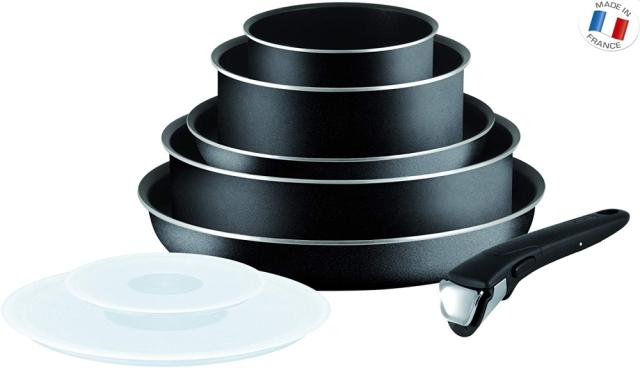 Комплект тигани и тенджери Tefal L2009902 Ingenio Essential Ingenio PROMOS 8PCE SET BLK