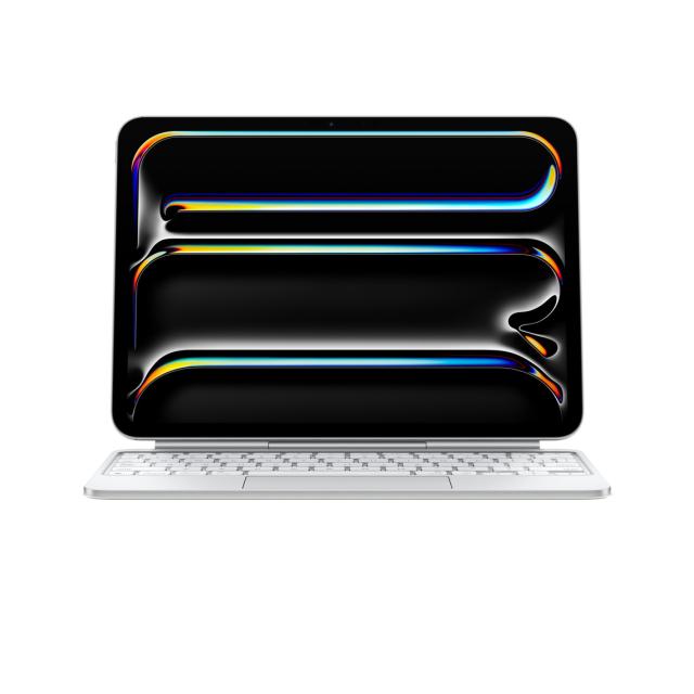 Клавиатура Apple Magic Keyboard за iPad Pro 11-inch (M4/M5), International English подредба, бяла, USB-C