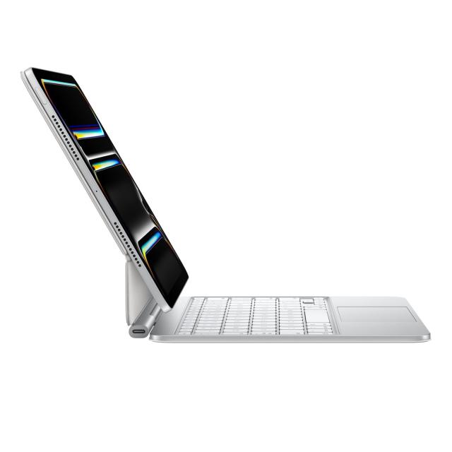 Клавиатура Apple Magic Keyboard за iPad Pro 11-inch (M4/M5), International English подредба, бяла, USB-C