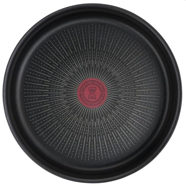 Комплект тигани и тенджери Tefal L7639002 Unlimited 13pcs set: 2 handles + FP 22/28 + SCP 16/20 + glass lids 16/20/24 + hermetic lids 16/20 + wok 26 + sautepan 24