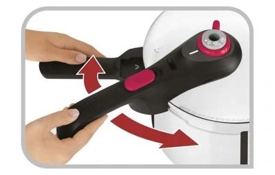 Тенджера Tefal P2530750 Secure 5 6L red wo basket