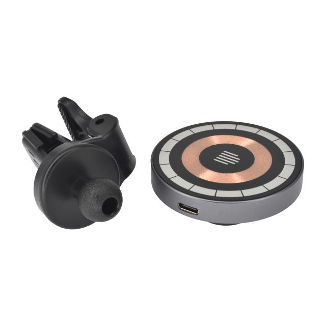 Зарядното за кола Dviced MagSafe 15W, Gray/Copper