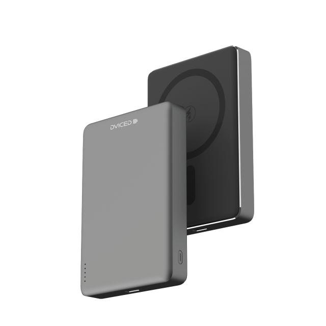 Външна батерия Dviced Ultrathin Power bank 10 000mAh - Black/Grey