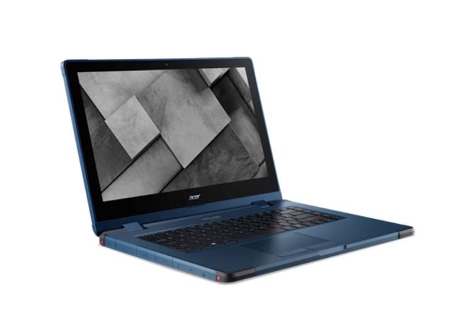 Лаптоп Acer Enduro, EUN314-51W-75NV, Core i7 1165G7(up to 4.70GHz, 12MB), 14" FHD IPS, 450nits display, 8GB DDR4( 1 slot free), 512GB NVMe SSD+ HDD kit, Intel Iris Xe Graphics, HD Cam&Mic, TPM 2.0, SD card, Wi-Fi 6AX, BT 5.1, KB Backlight, Linux, Den