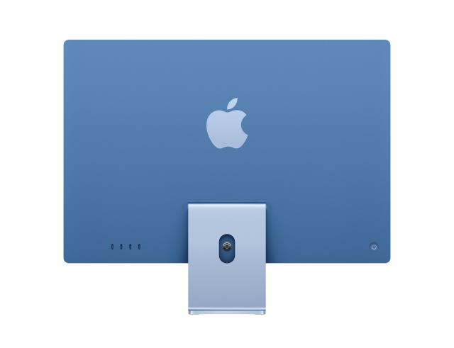 Компютър Apple iMac 2024 Blue, 23.5" (59.68 сm) Retina display 4.5K, Apple M4 10C (4.4GHz, 4M), 10C GPU Apple M4, 16GB LPDDR5X, 256GB SSD, Mac OS Sequoia