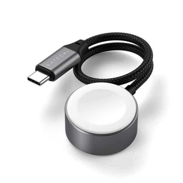 Satechi кабел за зареждане на Apple Watch, Magnetic Fast-Charging, USB Type-C