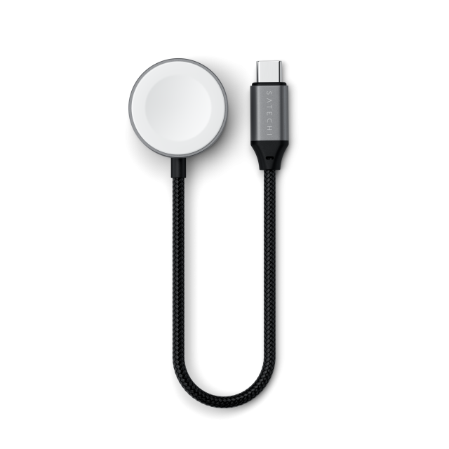 Satechi кабел за зареждане на Apple Watch, Magnetic Fast-Charging, USB Type-C