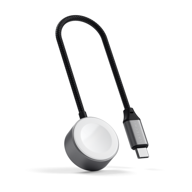 Satechi кабел за зареждане на Apple Watch, Magnetic Fast-Charging, USB Type-C