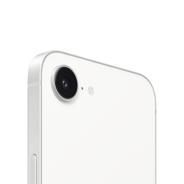 Смартфон Apple iPhone 16e White, 6.1" (15.49cm) Super Retina XDR OLED Dolby Vision,  Apple A18 6C (2.2 / 4.04 GHz  ), 8GB RAM, 512GB Flash памет, 48 & 12 Mpix камери, iOS