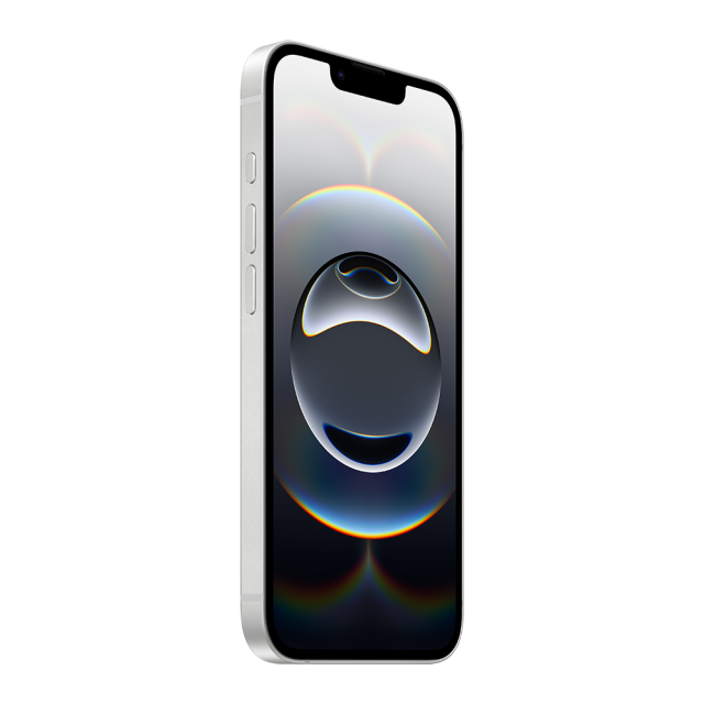 Смартфон Apple iPhone 16e White, 6.1" (15.49cm) Super Retina XDR OLED Dolby Vision,  Apple A18 6C (2.2 / 4.04 GHz  ), 8GB RAM, 512GB Flash памет, 48 & 12 Mpix камери, iOS