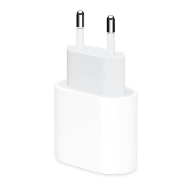 Зарядно устройство Apple Power Adapter 20W, USB Type-C, White