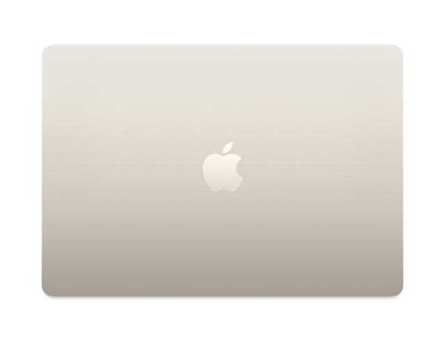 Лаптоп Apple MacBook Air 15 Starlight 2025, Apple M4 10C (2.89 / 4.46 GHz, 4MB Cache), 15.3" (38.86cm) Liquid Retina True Tone 500nits IPS Display, 10 GPU Apple M4, 16GB LPDDR5X, 256GB SSD, 2x Thunderbolt 4, Mac OS Sequoia