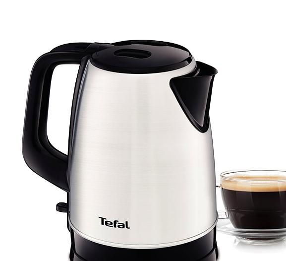 Електрическа кана Tefal KI150D30, Dialog, Kettle, Stainless steel, 2400W, 1.7 l, 360 ° swivel base, Removable filter