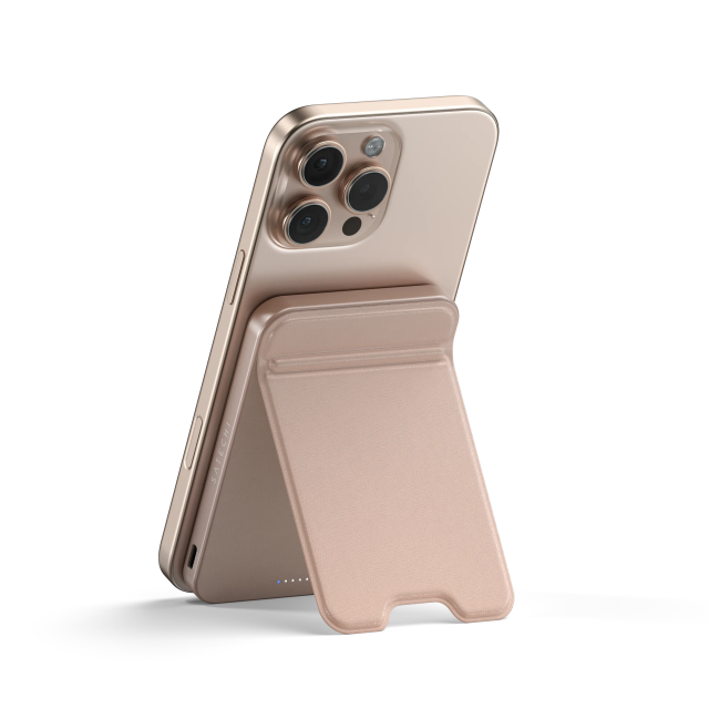 Външна батерия Satechi Qi2 5K Magnetic Power Bank with Stand, Rose
