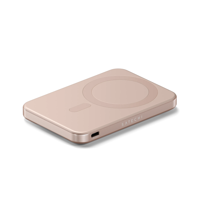 Външна батерия Satechi Qi2 5K Magnetic Power Bank with Stand, Rose