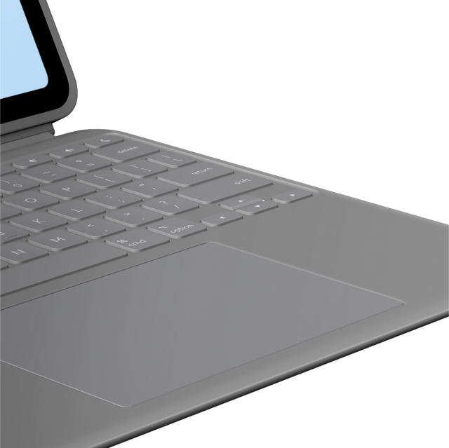 Безжична клавиатура с тракпад и отделящ се кейс с поставка за iPad Air 13"(M2) Logitech Combo Touch US (QWERTY)