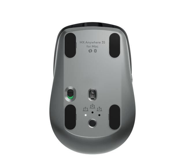 Мишка Logitech MX Anywhere 3S for Mac Pale Grey, оптична (1000dpi), Bluetooth - Space Grey