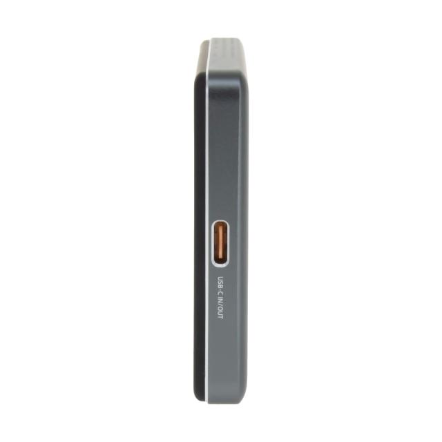 Външна батерия Dviced Qi2 Ultrathin MagSafe Power bank 5 000mAh - Black/Grey