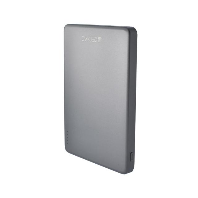 Външна батерия Dviced Qi2 Ultrathin MagSafe Power bank 5 000mAh - Black/Grey