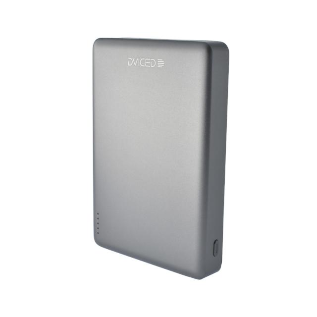 Външна батерия Dviced Qi2 Ultrathin MagSafe Power bank 10 000mAh - Black/Grey