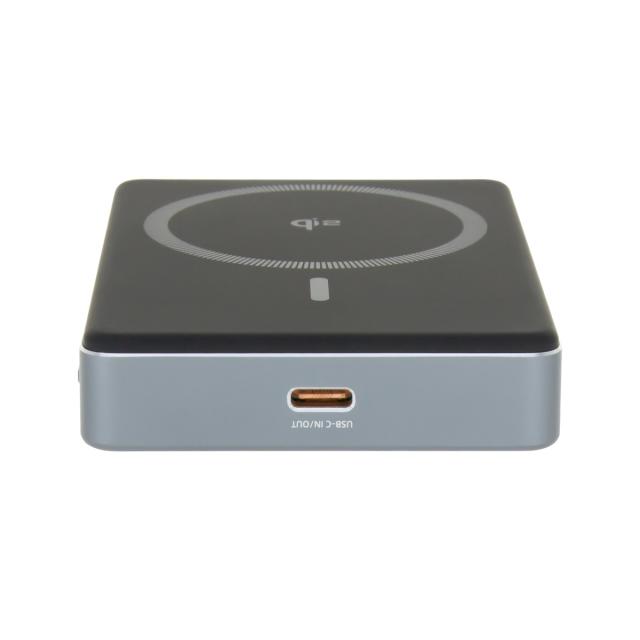 Външна батерия Dviced Qi2 Ultrathin MagSafe Power bank 10 000mAh - Black/Grey