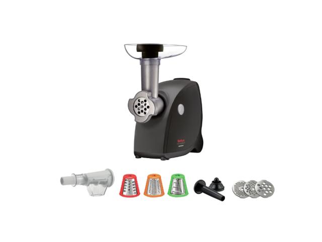 Месомелачка Tefal NE448838, HV4 9IN1 2000W, 2.3kg/min, coulis, 3 shredders, sausage, 3 grids