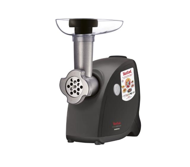 Месомелачка Tefal NE448838, HV4 9IN1 2000W, 2.3kg/min, coulis, 3 shredders, sausage, 3 grids