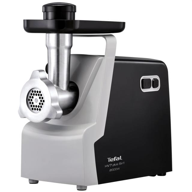Месомелачка Tefal NE542831 HV7 PLUS 6IN1 BLACK, 2000W, 2.6kg/min, 3 grids, 2 sausage, kebbe
