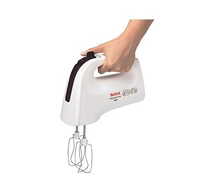 Миксер Tefal HT610138, Hand Mixer, 500W 5 speeds + Turbo, 2 Beaters, 2 Dough hooks, Plastic submersible mixer, Mixing vessel 0.6 l