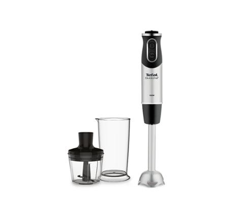 Пасатор Tefal HB659838, Handblender QuickChef, 1000 W, 2 in 1, 20 Speed+ turbo, Container 0.8 liters, 0.5 liters Mini Chopper, black