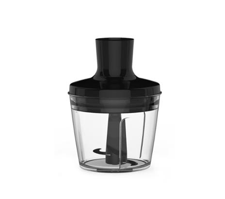 Пасатор Tefal HB659838, Handblender QuickChef, 1000 W, 2 in 1, 20 Speed+ turbo, Container 0.8 liters, 0.5 liters Mini Chopper, black