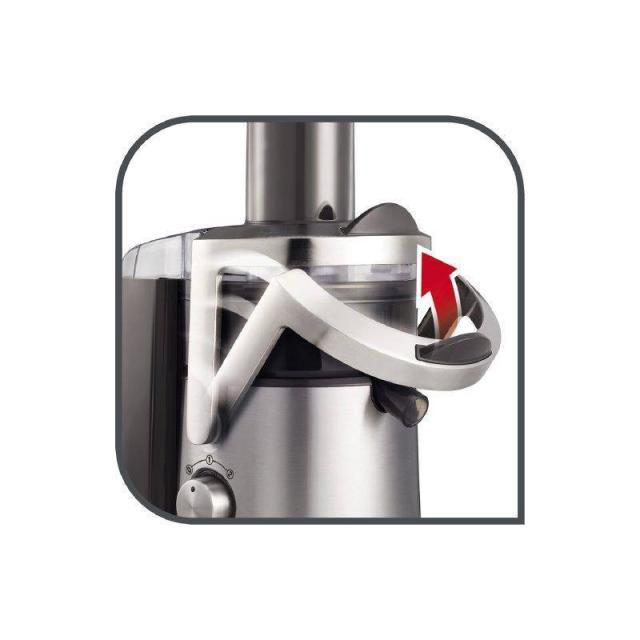 Сокоизстисквачка Tefal ZE610D38, Easy Fruit Juicer, 800 W, 2 speeds, 2l Pulp Container, Capacity of the jug: 1.2l, Filling tube 75 mm, Foam separator, Stainless Steel Filter