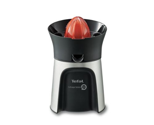Цитрус преса Tefal ZP603D38, VITAPRESS DIRECT SERVE JUICER, 100 W, 1 Filter, 3 cones for all kinds of citrus, Metal anti-drip system, automatic on/off, metal/black