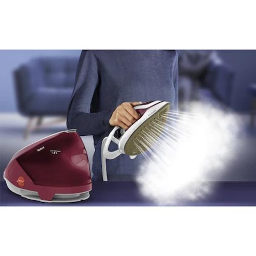 Парогенератор Tefal GV9220E0, ProExpress Protect, red, 2600W, electronic temp settings, 7,5bars, 135g/min, steam boost 540g/min, Durilium Airglide Autoclean Ultra Thin soleplate, AD, AO, removable water tank 1,6L, calc collector, lock system, fast he