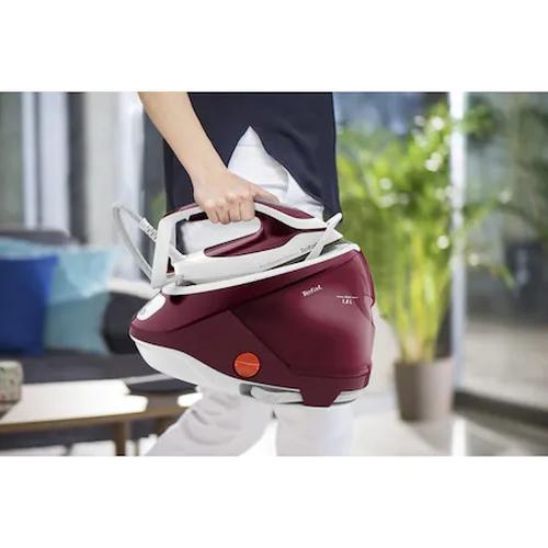 Парогенератор Tefal GV9220E0, ProExpress Protect, red, 2600W, electronic temp settings, 7,5bars, 135g/min, steam boost 540g/min, Durilium Airglide Autoclean Ultra Thin soleplate, AD, AO, removable water tank 1,6L, calc collector, lock system, fast he