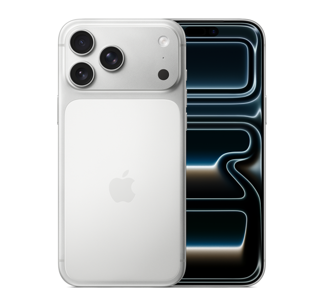 Смартфон Apple iPhone 17 Pro Max Silver, 6.9" (17.52cm) Super Retina XDR OLED дисплей, Apple A19 Pro 16C (2x 4.2 / 4x 2.5 GHz), 12GB RAM, 256GB Flash памет, 48 + 48 + 48 & 18 Mpix камери, iOS, 233g