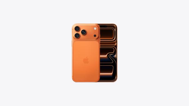 Смартфон Apple iPhone 17 Pro Max Cosmic Orange, 6.9" (17.52cm) Super Retina XDR OLED дисплей, Apple A19 Pro 16C (2x 4.2 / 4x 2.5 GHz), 12GB RAM, 512GB Flash памет, 48 + 48 + 48 & 18 Mpix камери, iOS, 233g